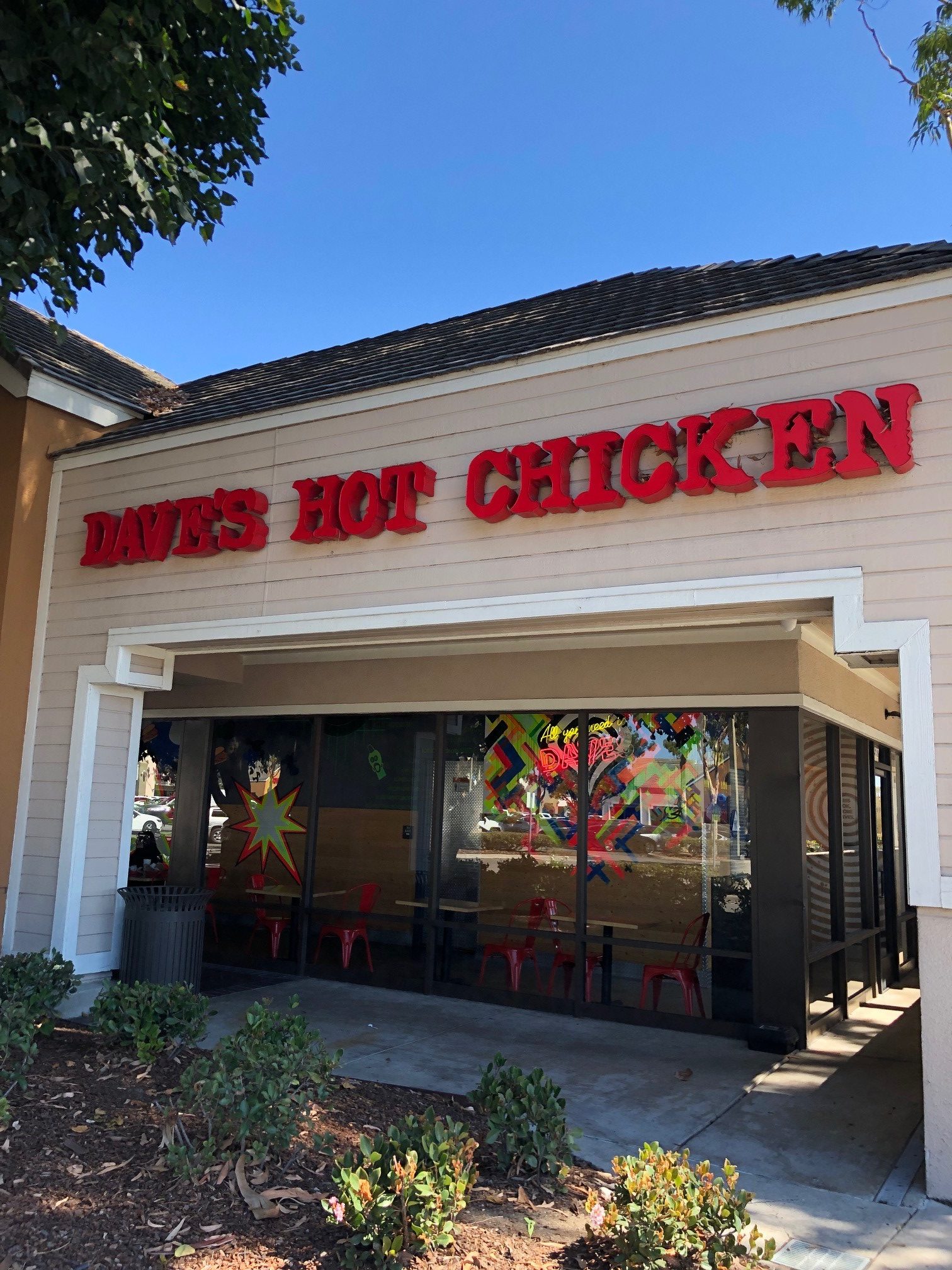 A Dave's Hot Chicken restaurant.